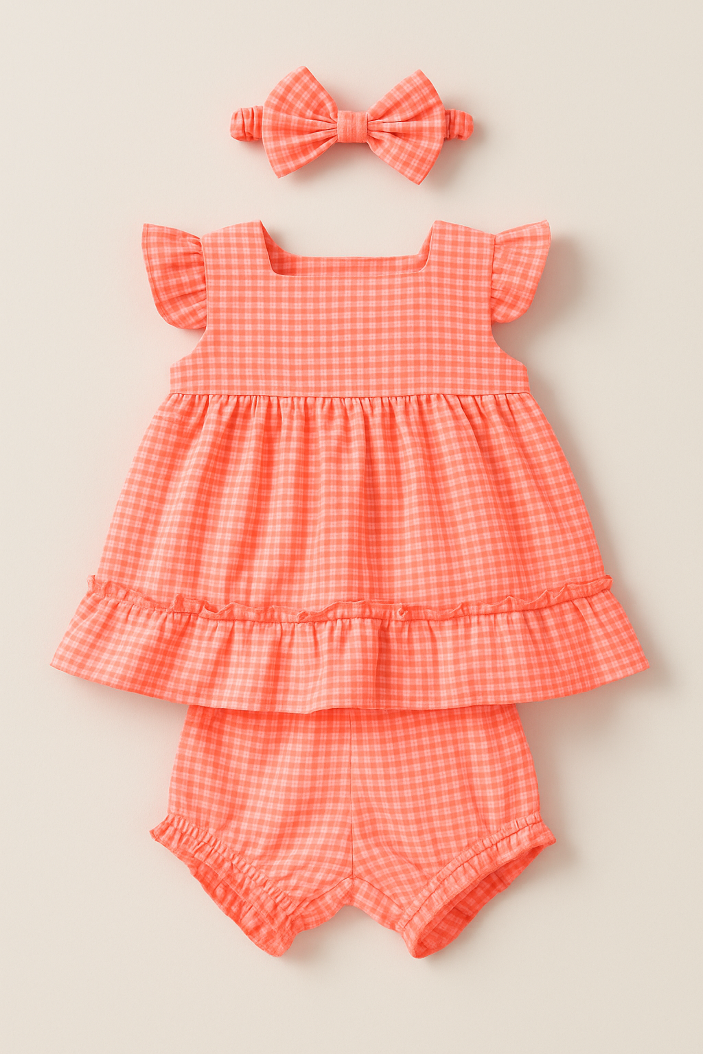 فستان +شورت اورانج