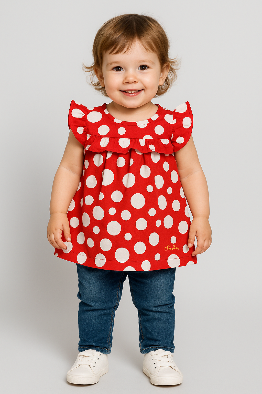 بلوزه منقط نقط ك