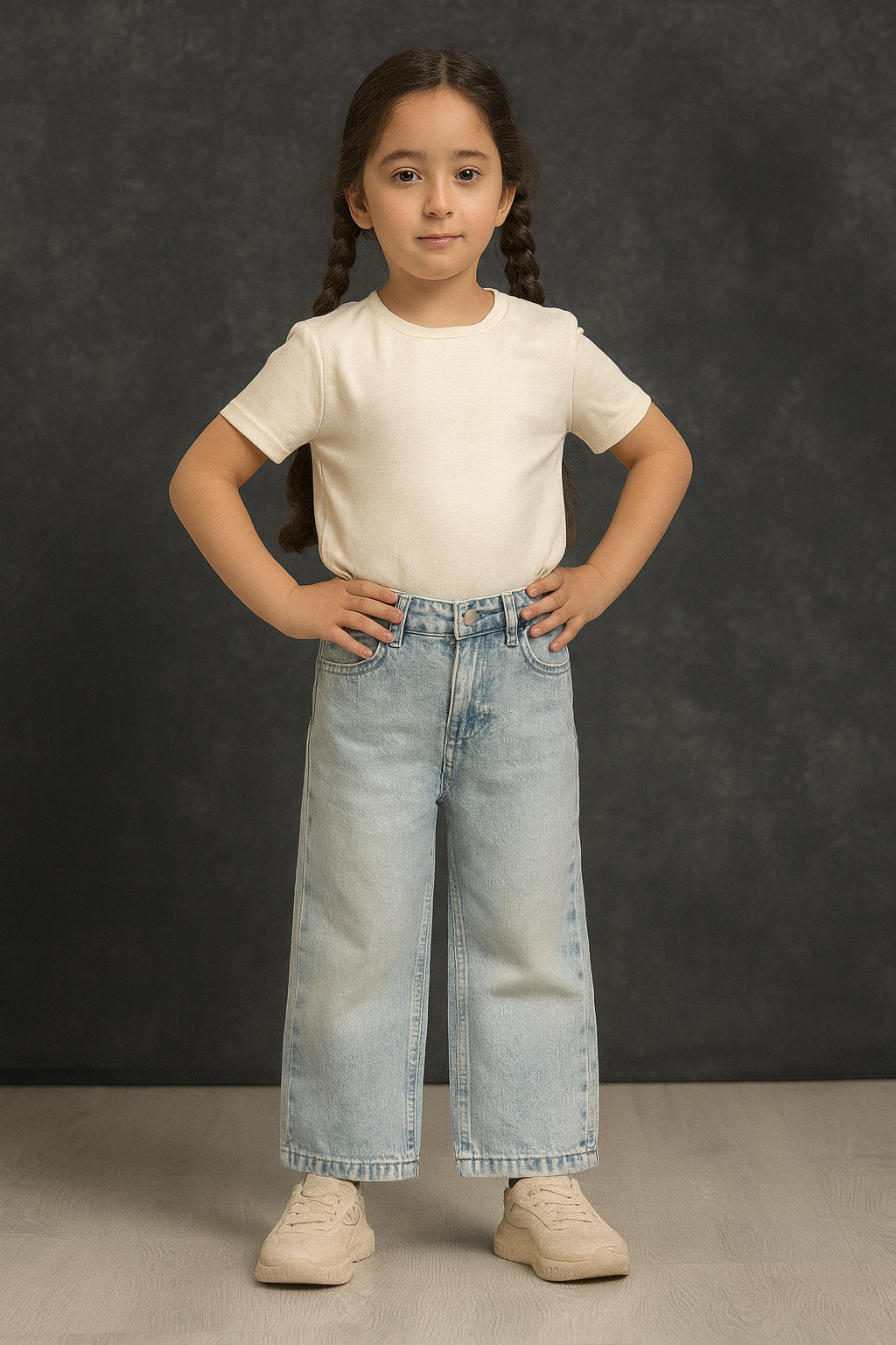 بنطلون وايدليج بناتى 