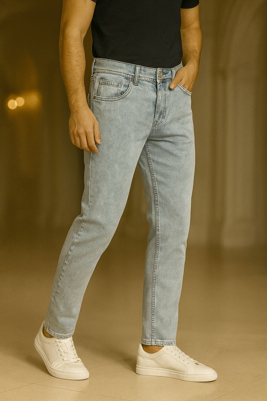 بنطلون جينز نيجرو مو206