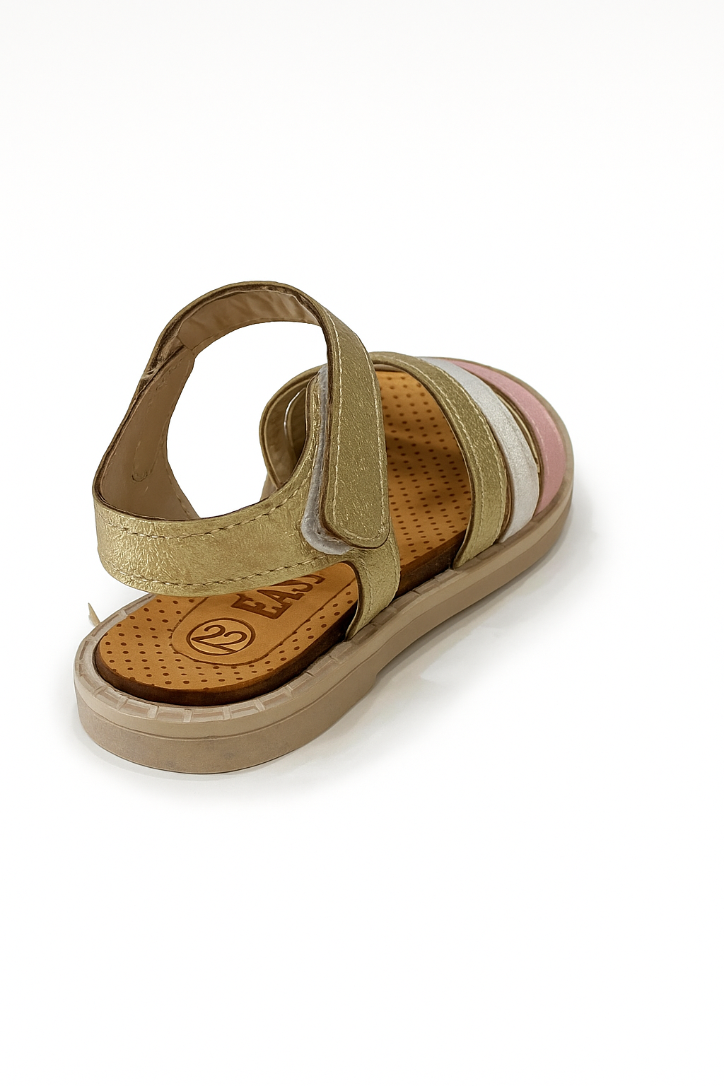 صندل بيبى دهبى / ابيض EW214