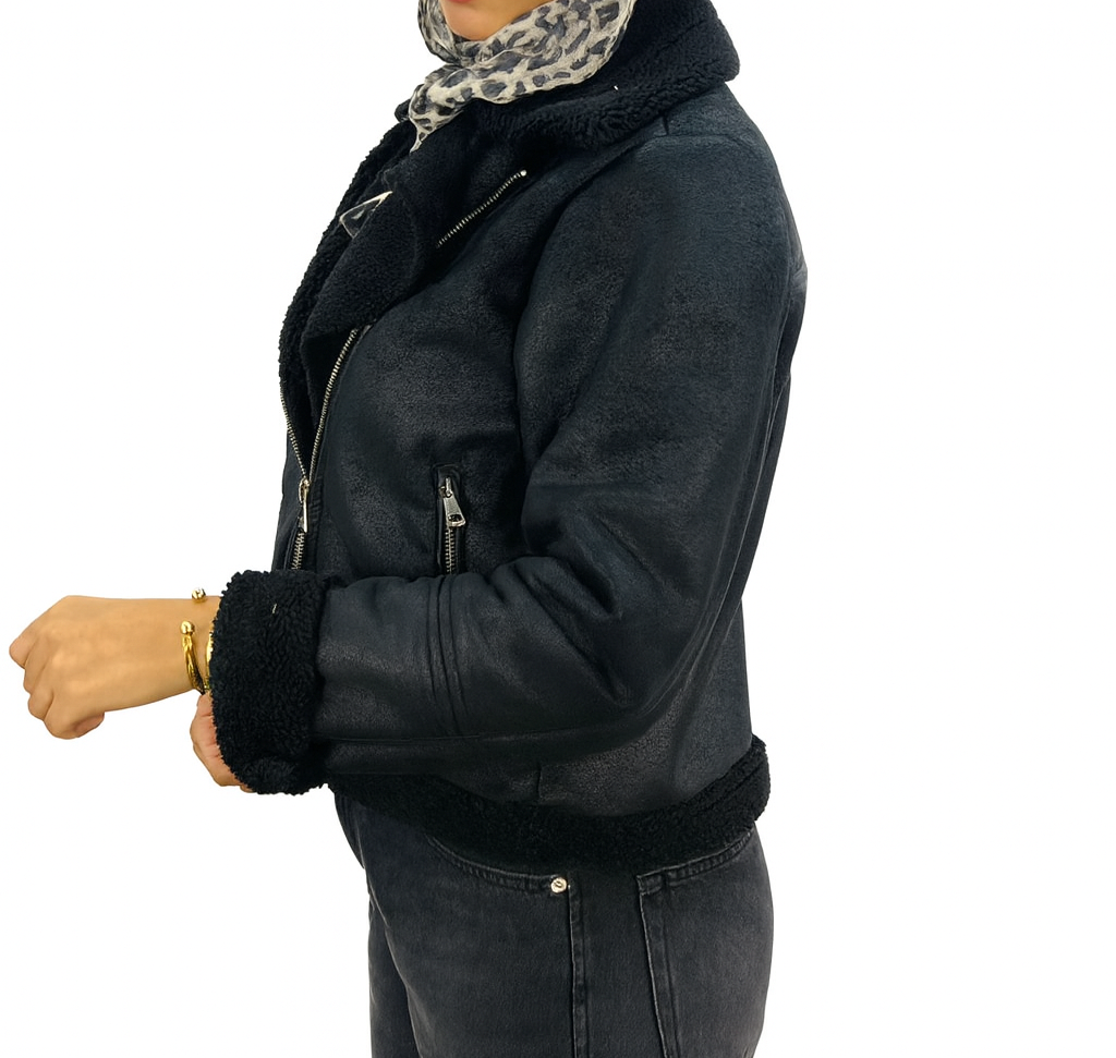 دفلين جاكيت فرو 1208