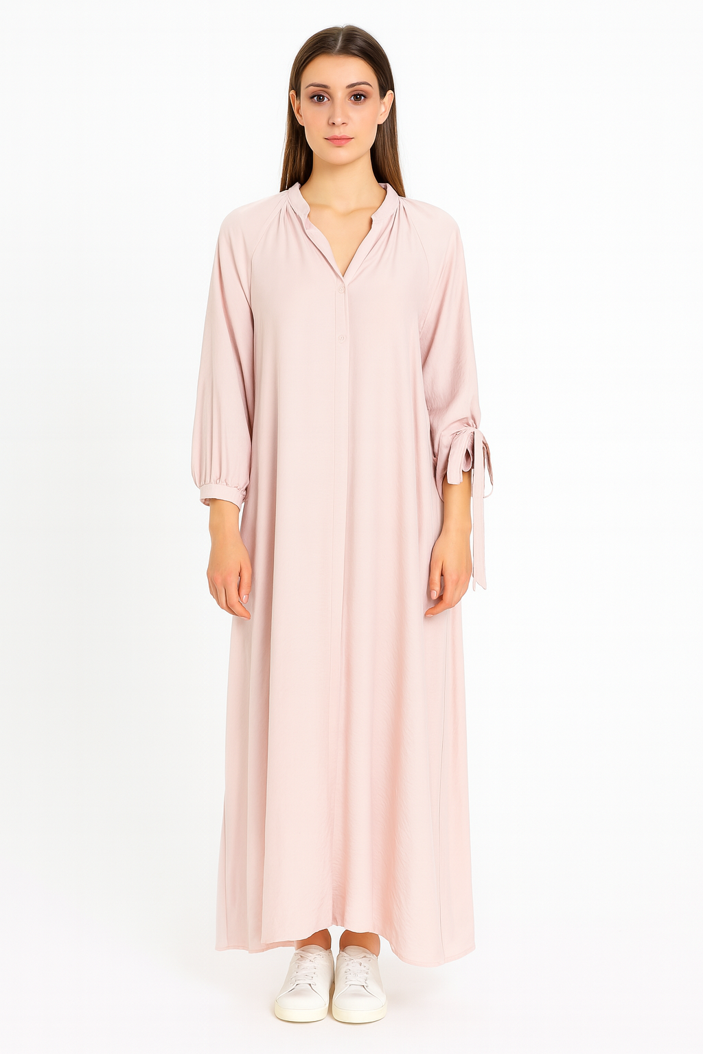 فستان ساده بكم انديامو 15008