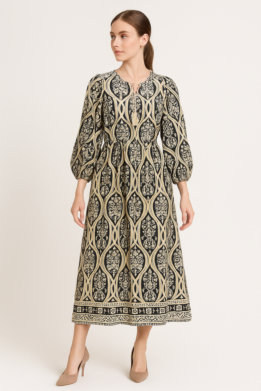 فستان حبل دفلين 813