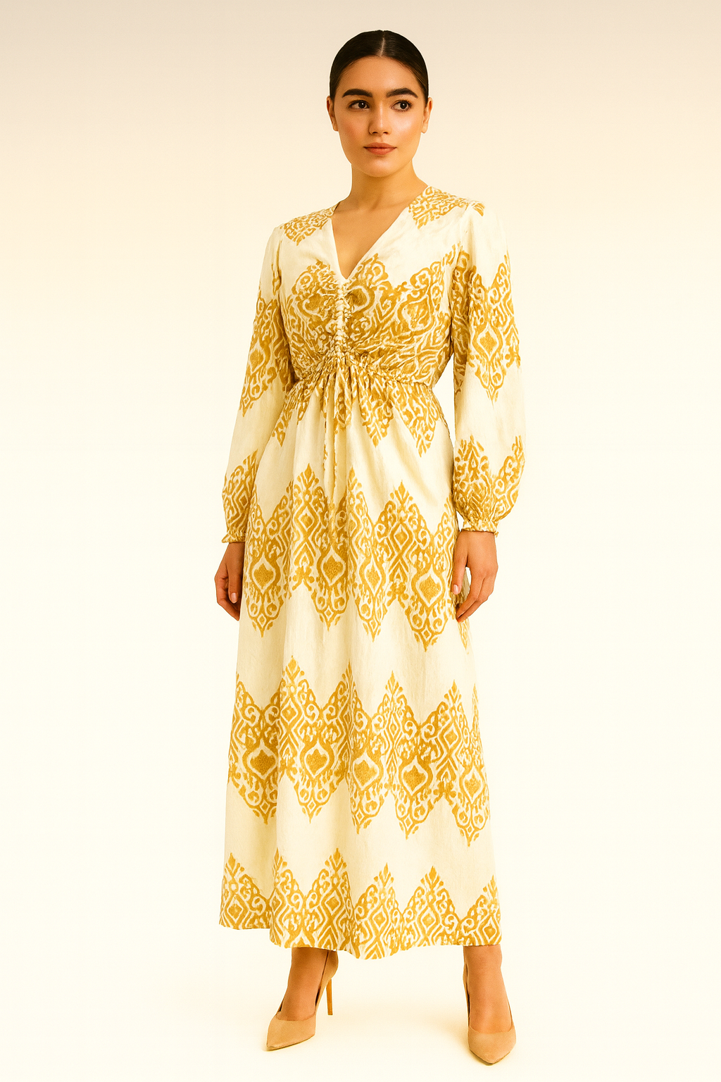 فستان لف مشجر 2/213 كارفن