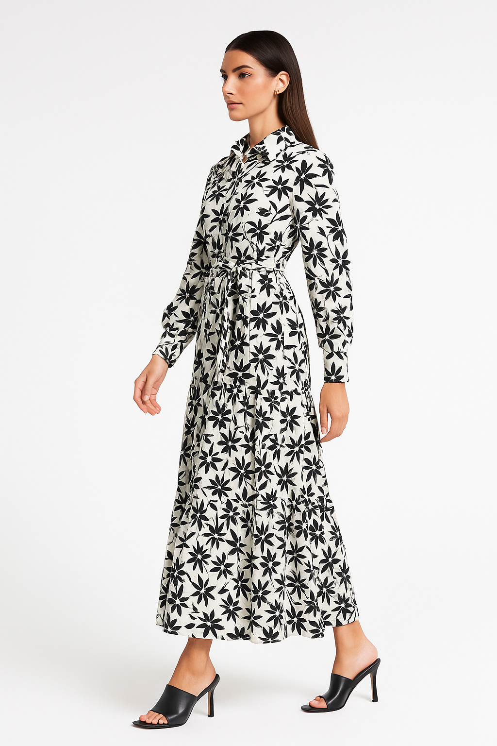 فستان مشجر 570 JUST ME