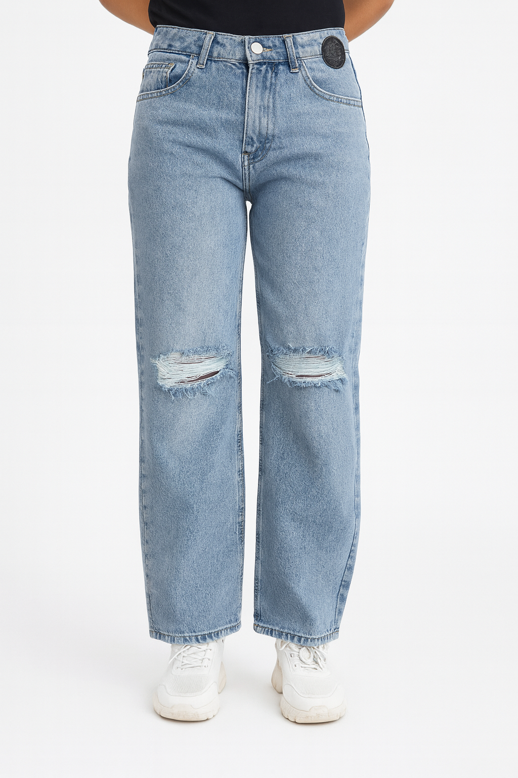 بنطلون جينز 6125 وايد ليج فاشون .