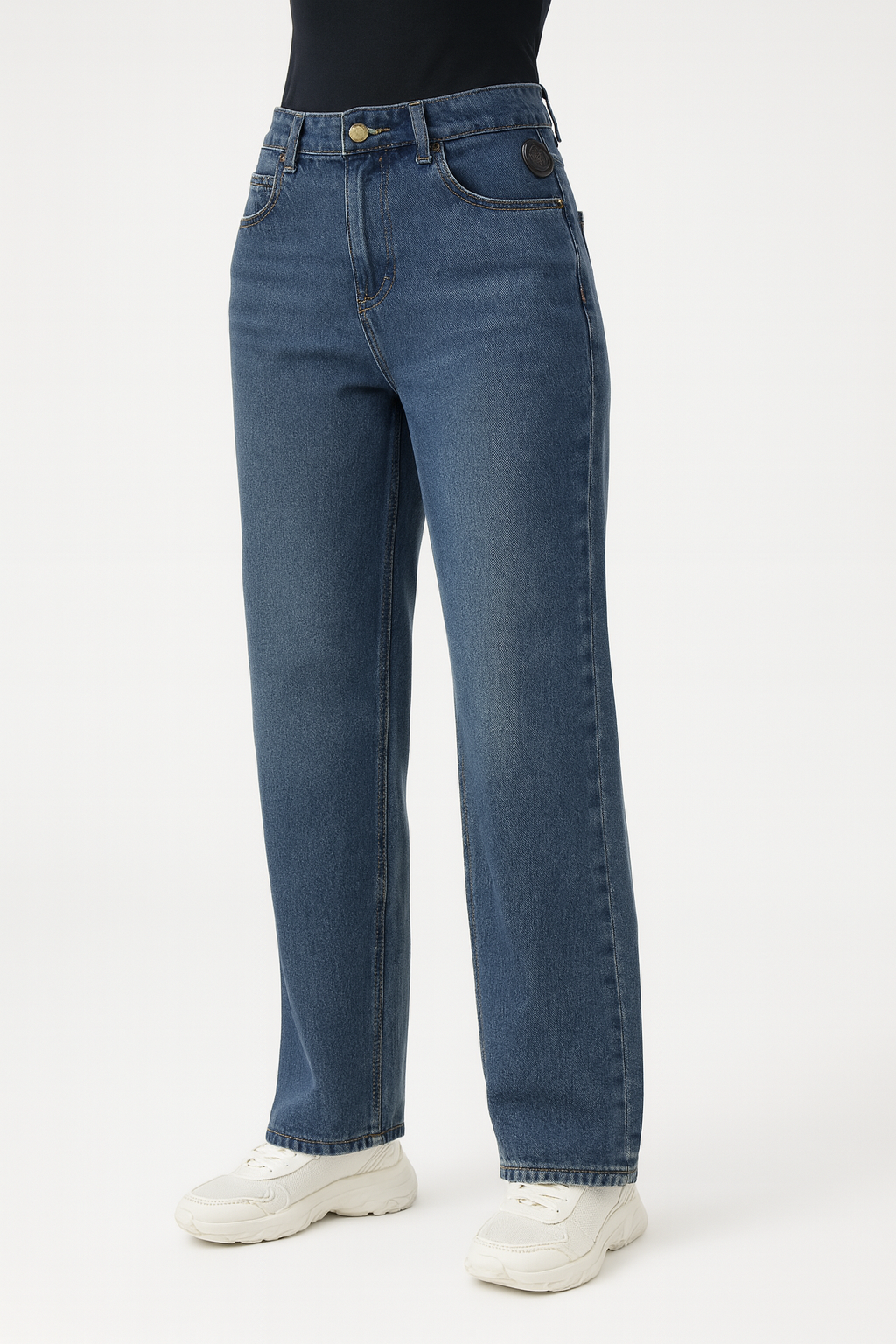 بنطلون وايدليج نحاسى فاتح olivia