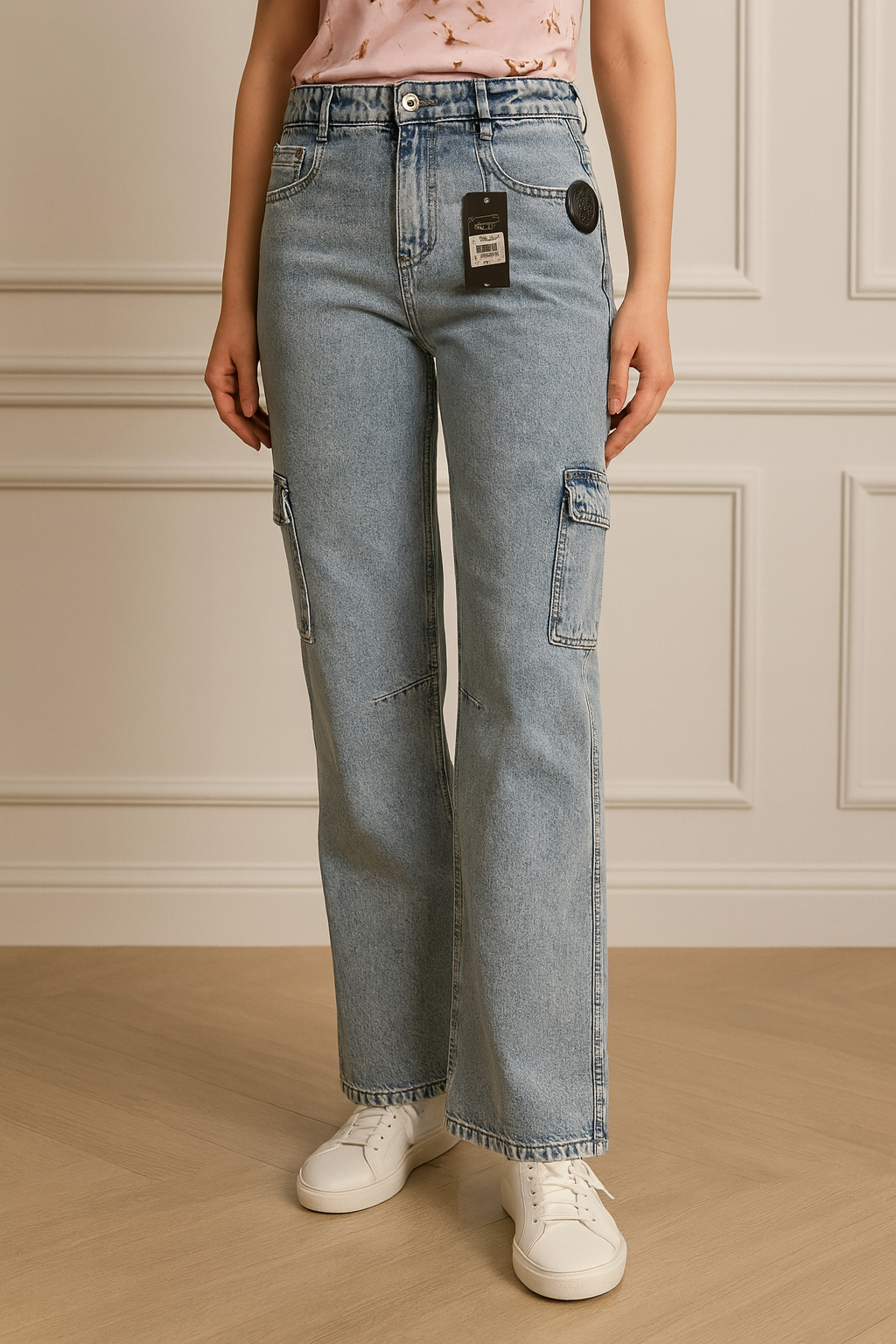 بنطلون جينز كارجو 6234