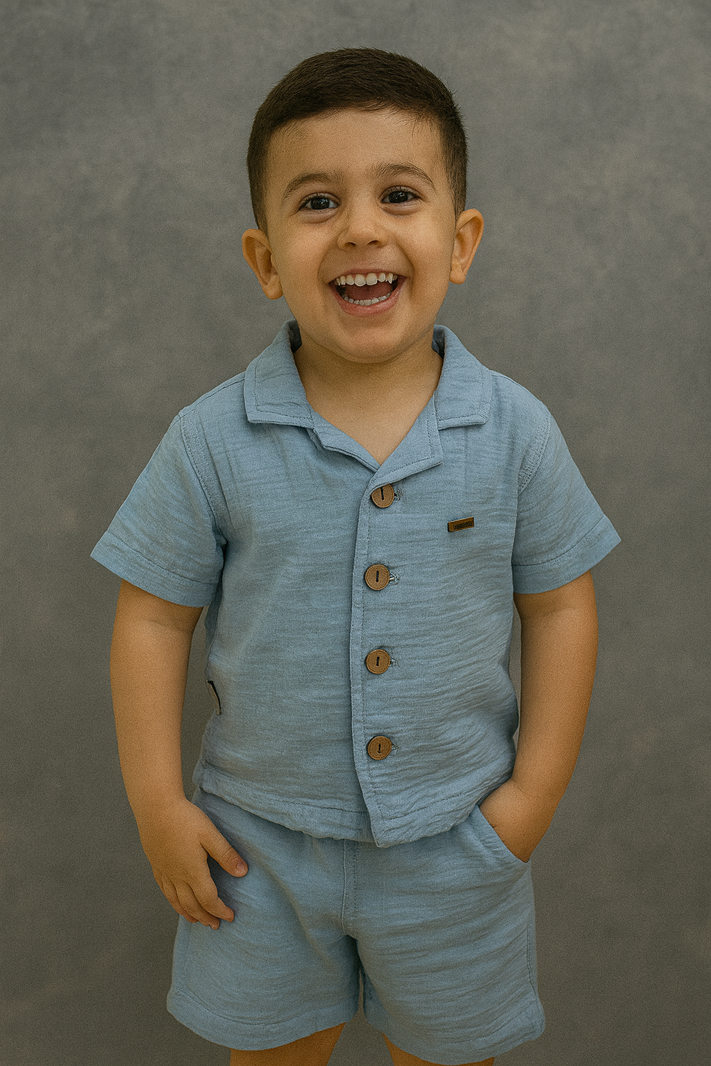 قميص +شورت B132  اولادى ميلون 12M-36M